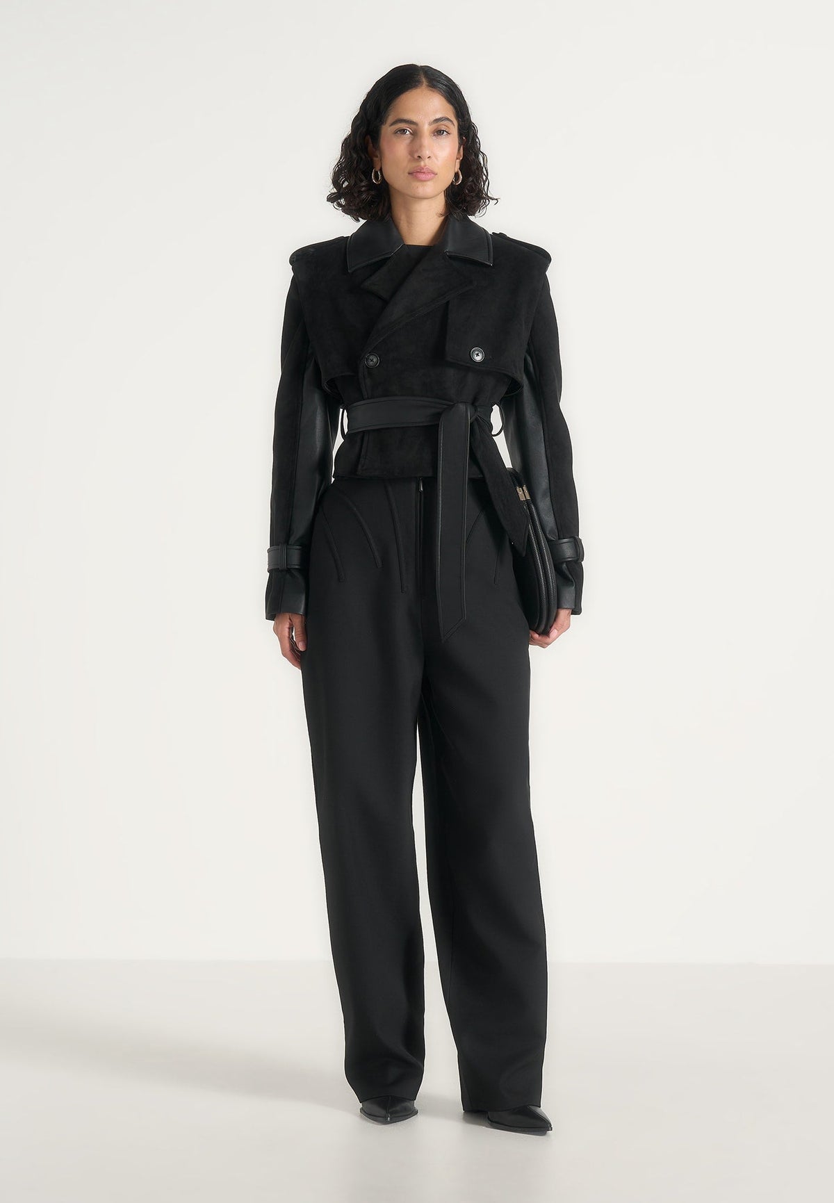 lelia-cropped-suede-trench-coat-with-belt-black