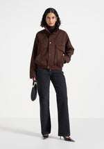 romain-unisex-funnel-neck-suede-relaxed-bomber-jacket