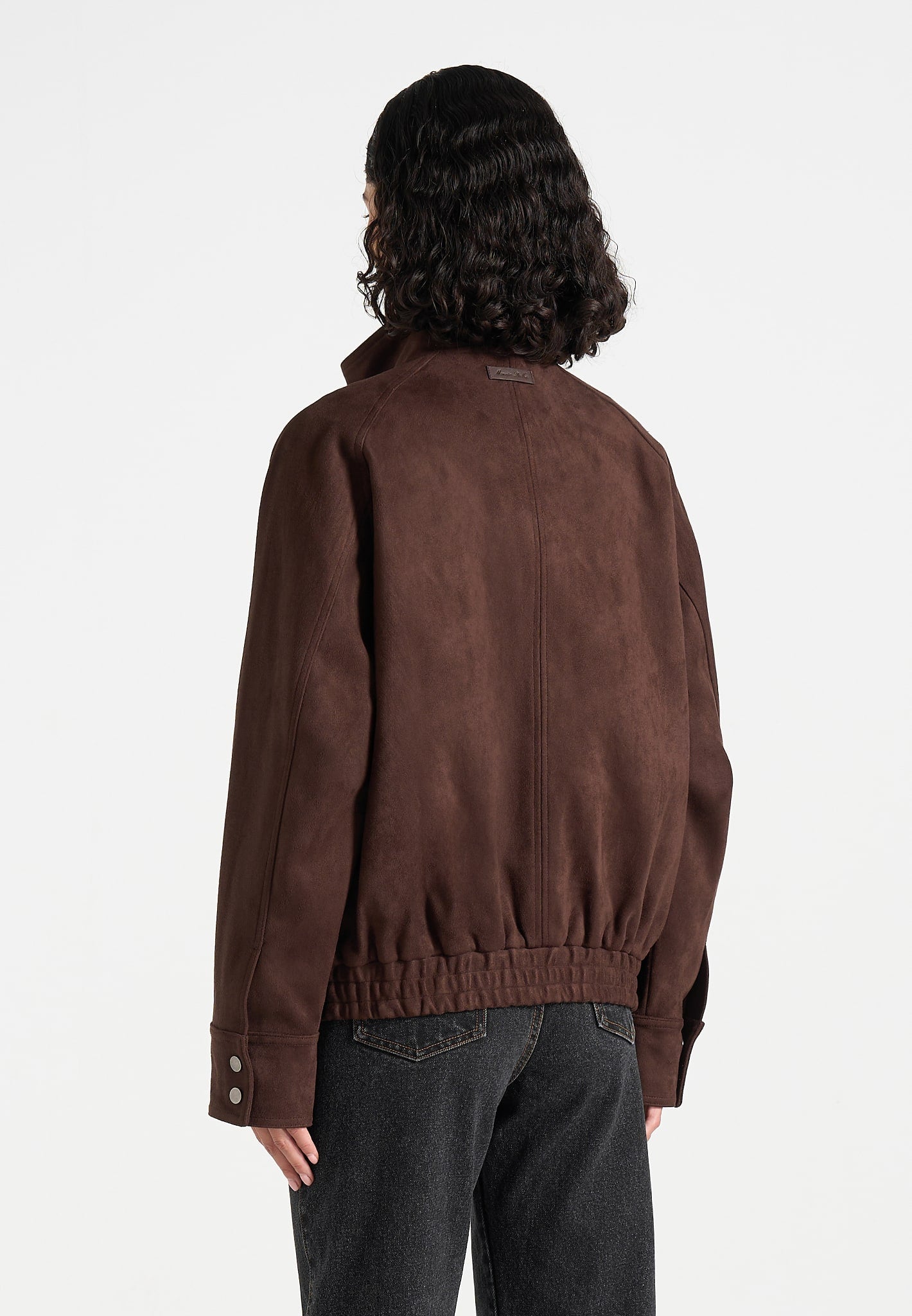 romain-unisex-funnel-neck-suede-relaxed-bomber-jacket