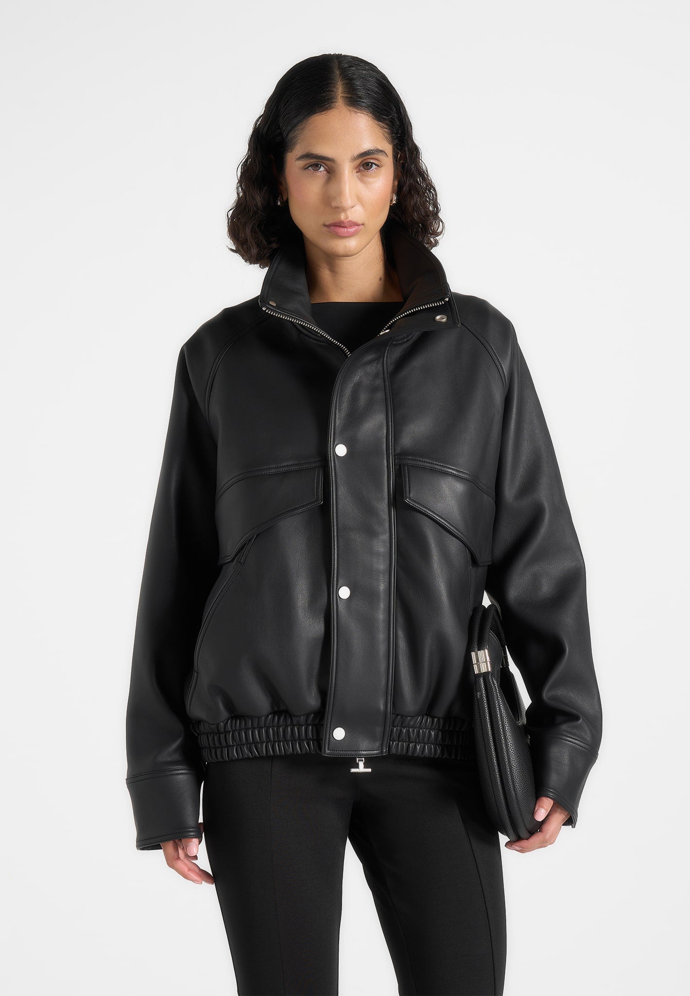 romain-unisex-funnel-neck-leather-relaxed-bomber-jacket