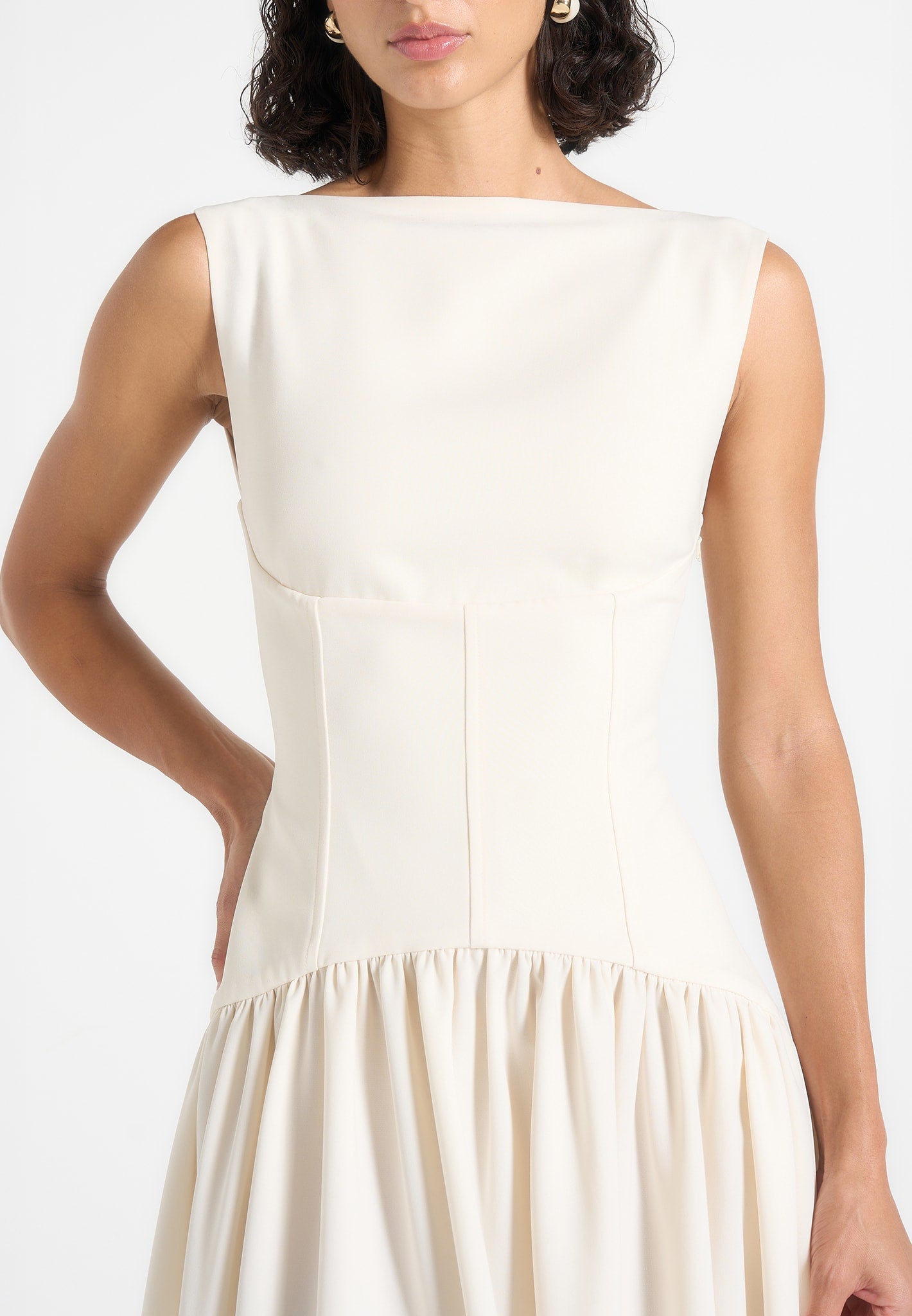 paige-boat-neck-corset-dress-cream