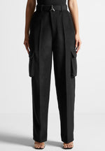 wool-tailored-cargo-pants-black