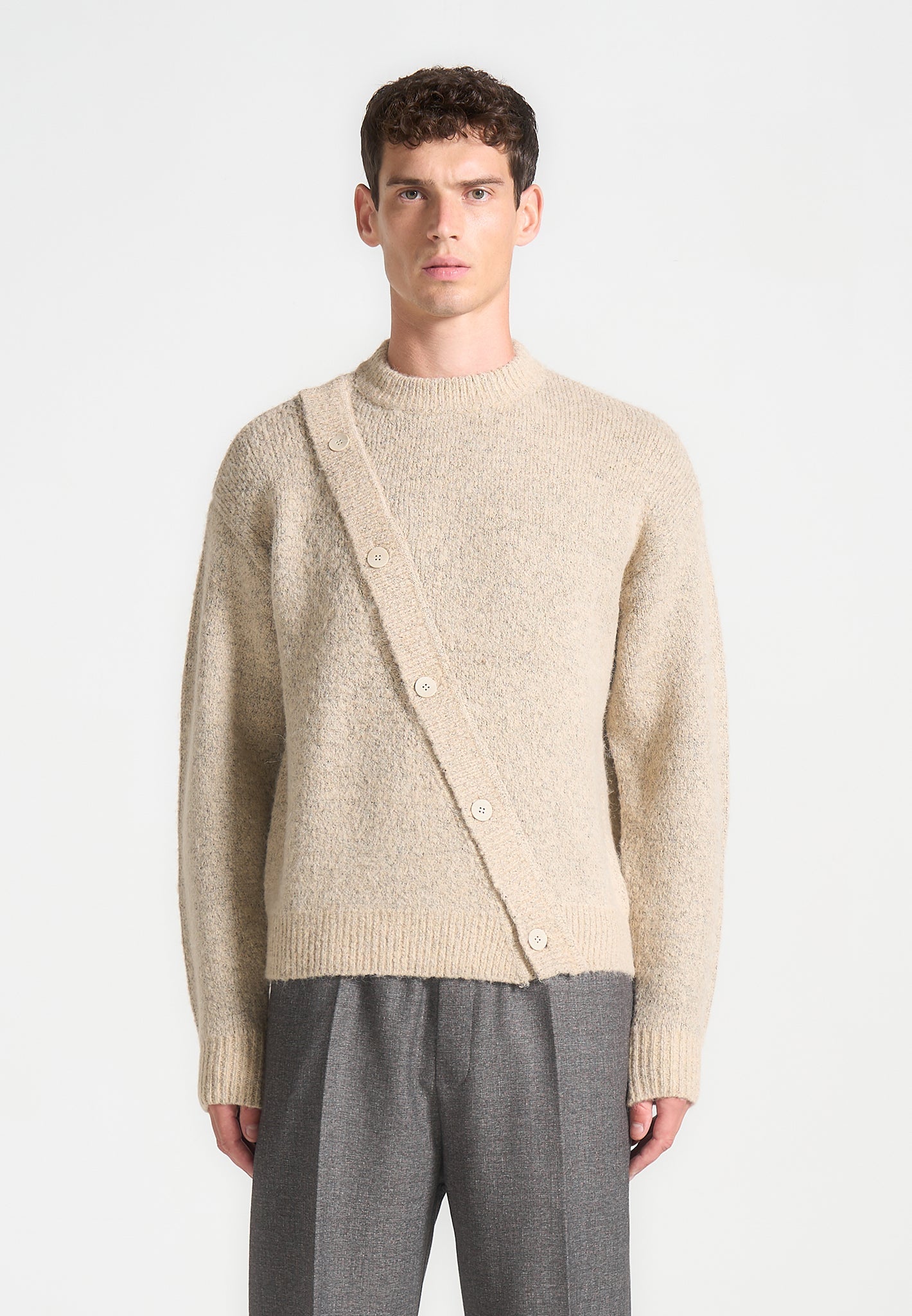 asymmetric-brushed-wool-knit-jumper-beige