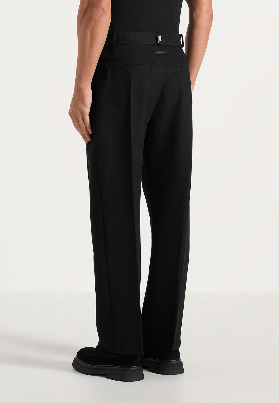 Dorian - Pleated Dress Pants - Black