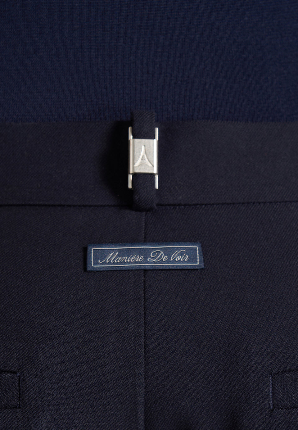Hubert - Slim Fit Wool-Blend Tailored Pants - Dark Navy