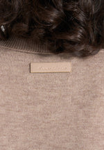 Honor - Wool-Blend Turtleneck Knit Bodysuit - Taupe