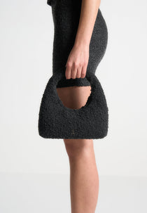 Rose - Boucle Handbag - Black