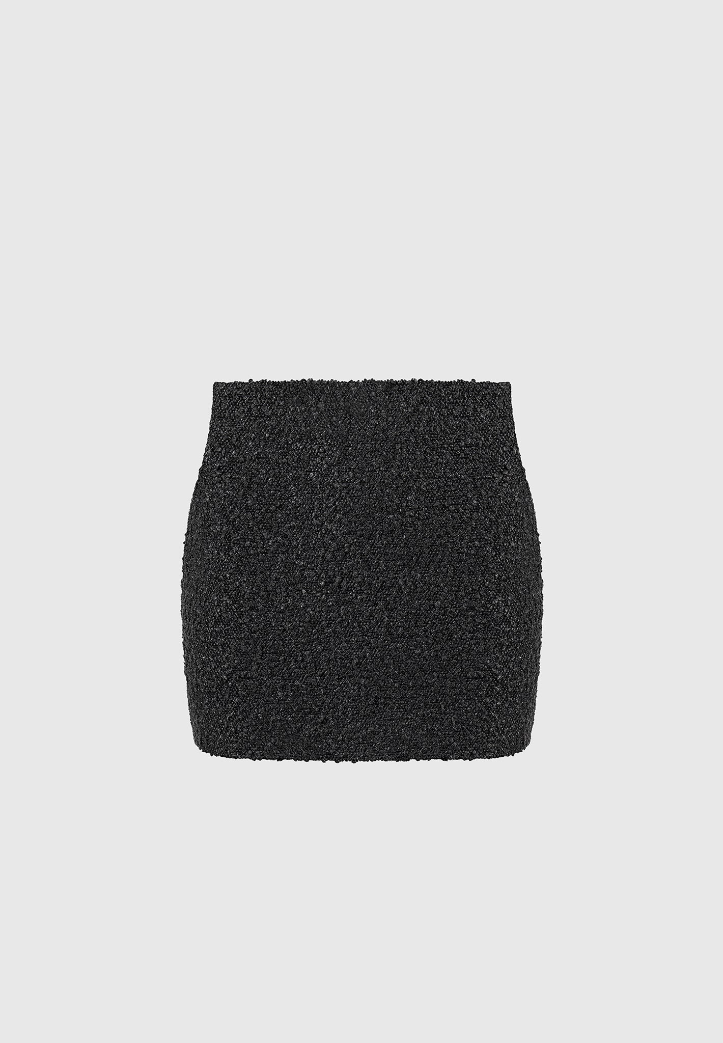 boucle-mini-skirt-black