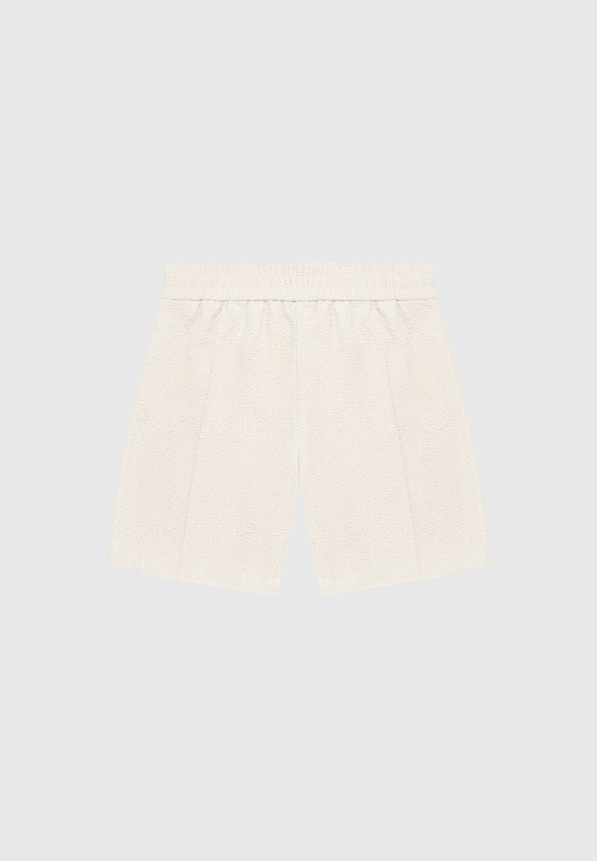 boucle-pintuck-shorts-beige