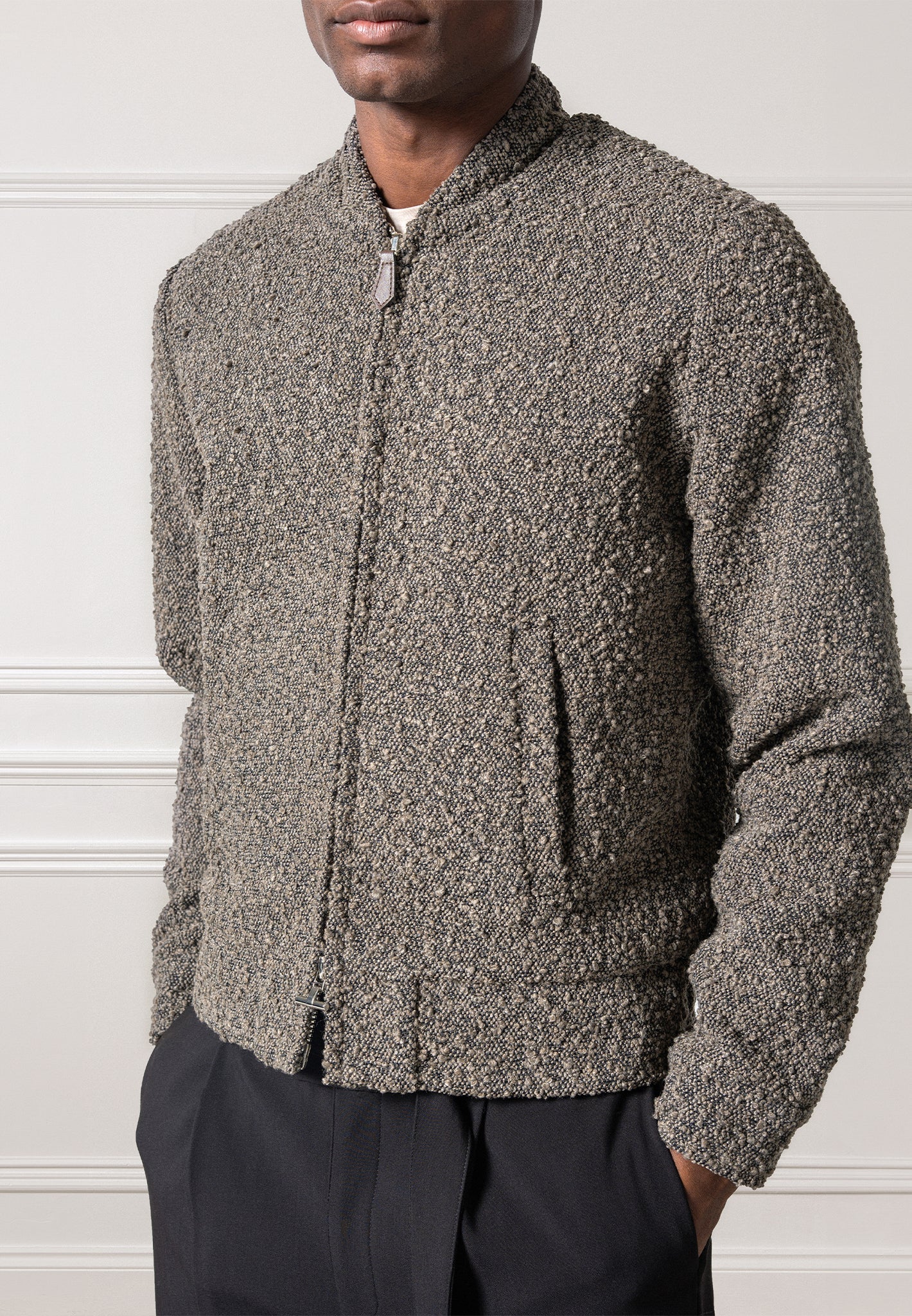 boucle-zip-through-bomber-jacket-brown