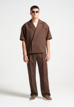 boxy-twill-double-breasted-shirt-brown