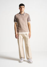 colour-block-zip-polo-shirt-taupe