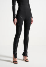 contrast-contour-leggings-black