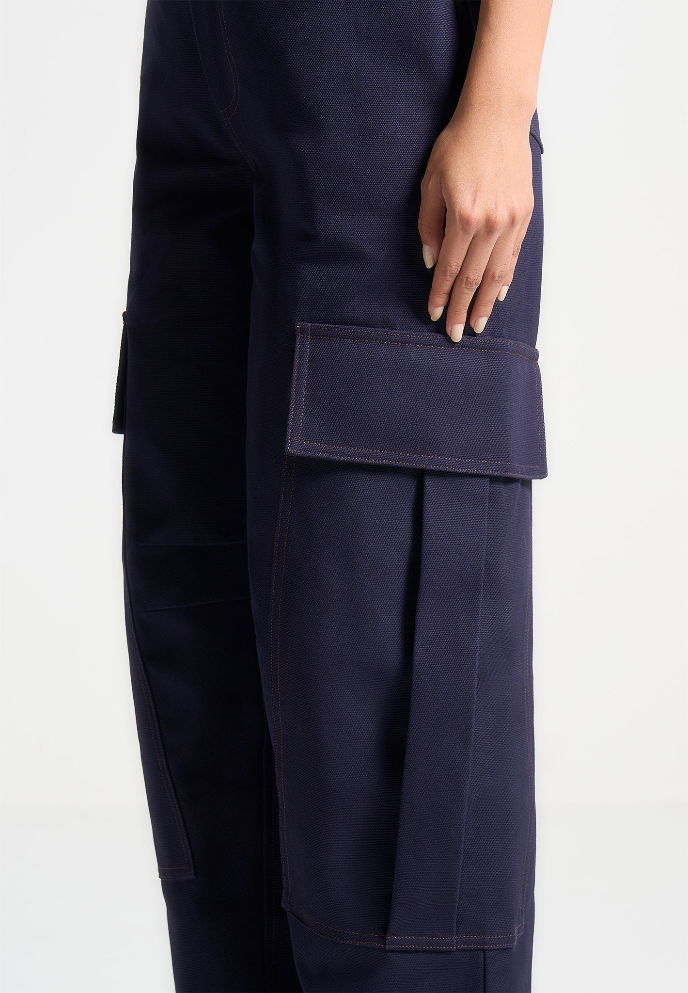 high-rise-drill-cargo-pants-indigo