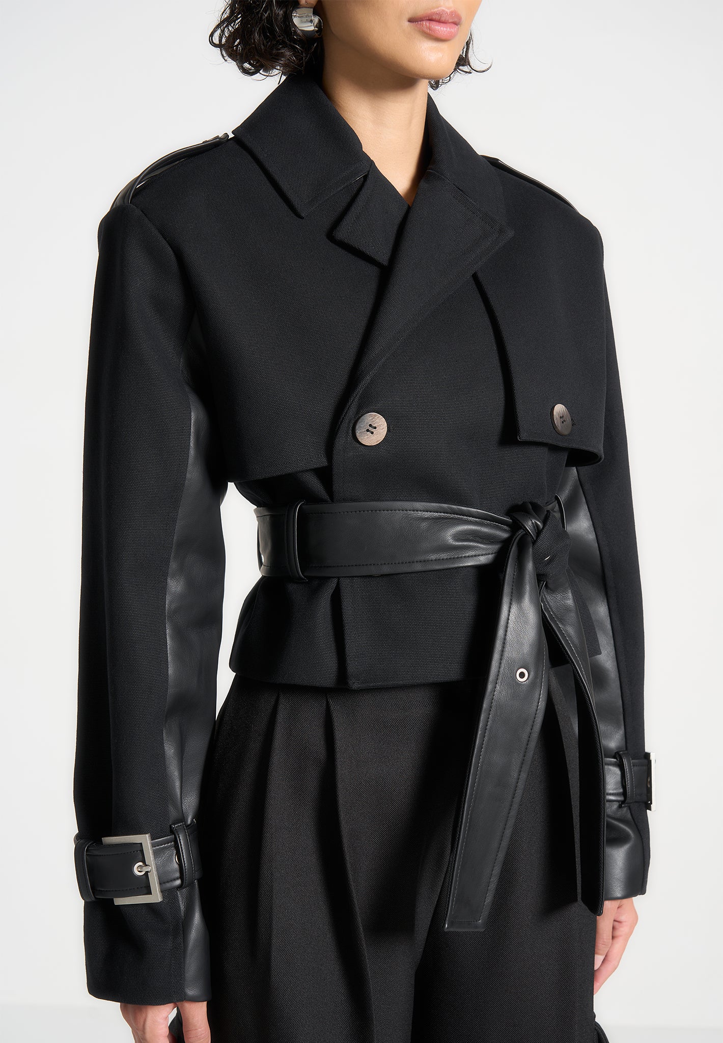 cropped-trench-coat-with-belt-black