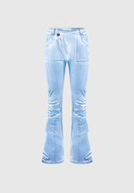 denim-effect-tacked-fit-and-flare-jeans-blue-white