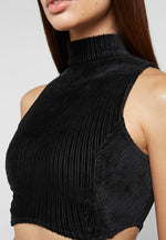 detachable-chain-ribbed-velour-top-black