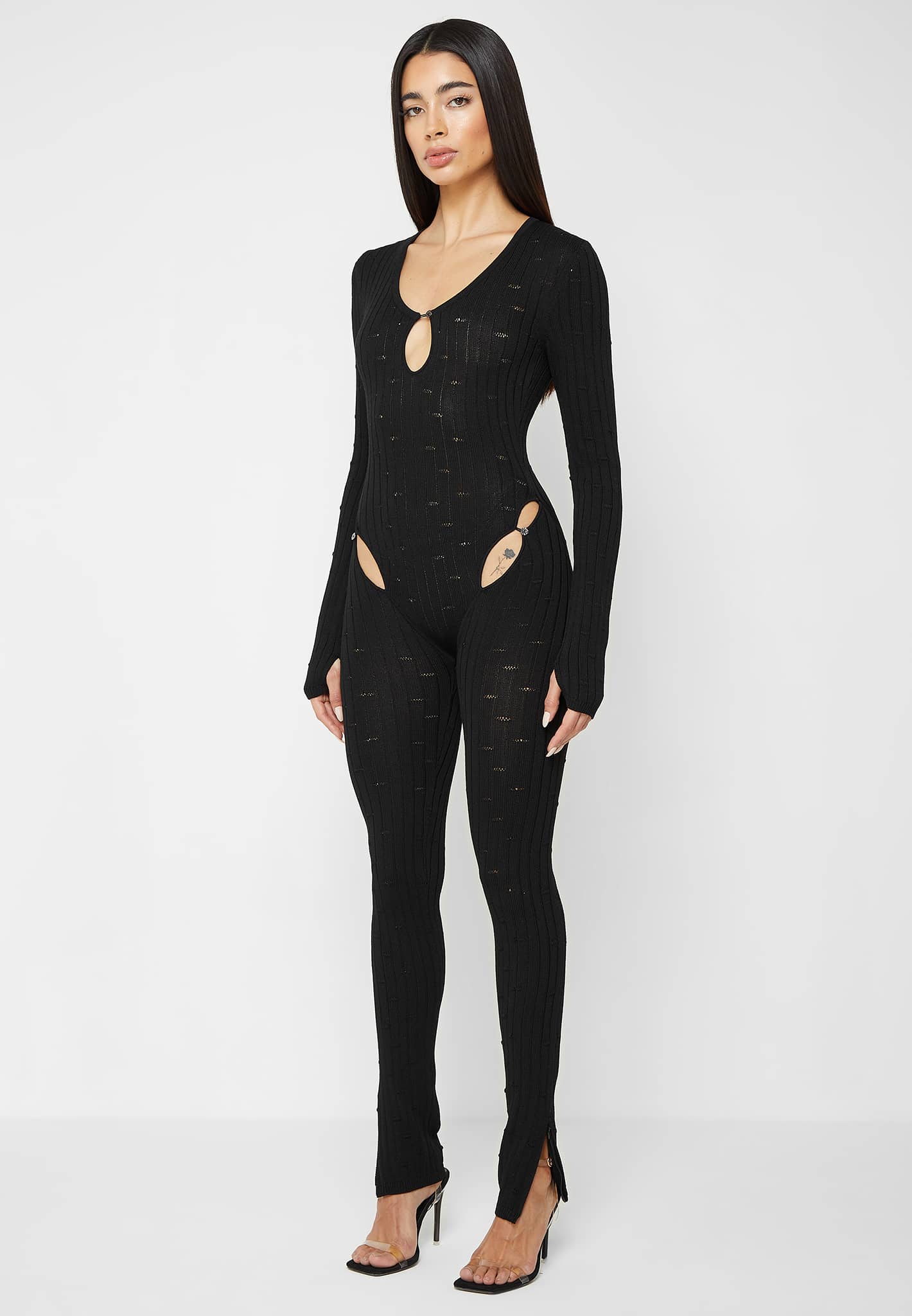 distressed-knitted-cut-out-jumpsuit-black