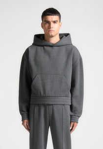 Gerard - Cropped Hoodie - Dark Grey