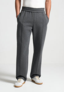 Isaac - Pintuck Joggers - Dark Grey