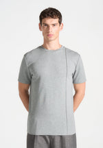 eternel-regular-fit-cotton-t-shirt-with-pintuck-grey