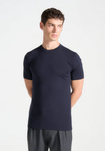 Éternel Fitted Luxe T-Shirt - Navy