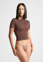 eternelle-double-layer-short-sleeve-t-shirt-brown