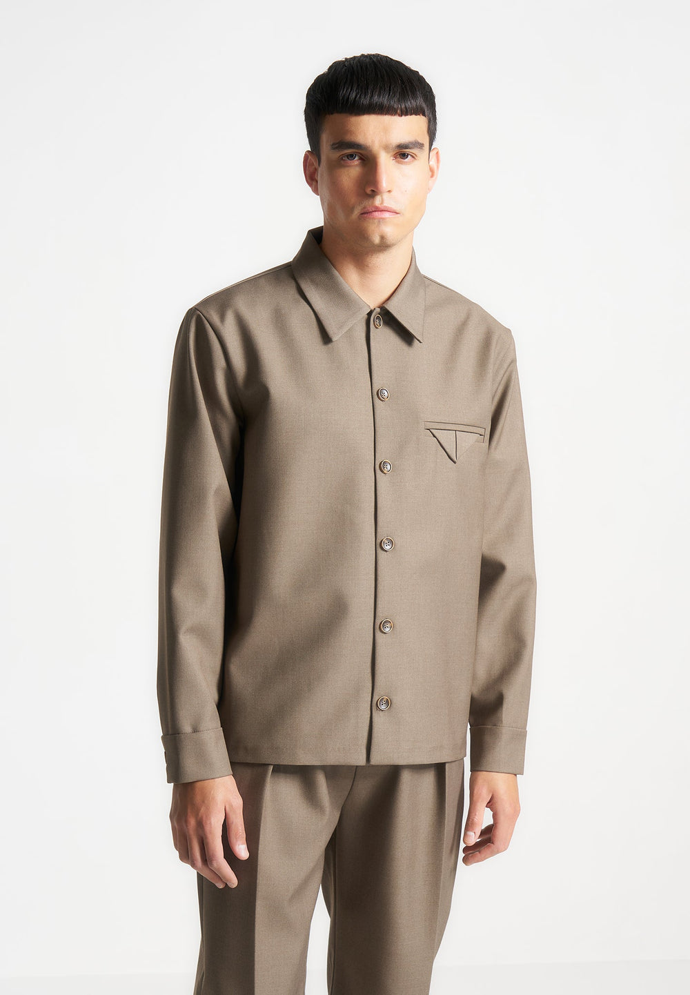 hatched-tailored-long-sleeve-shirt-khaki