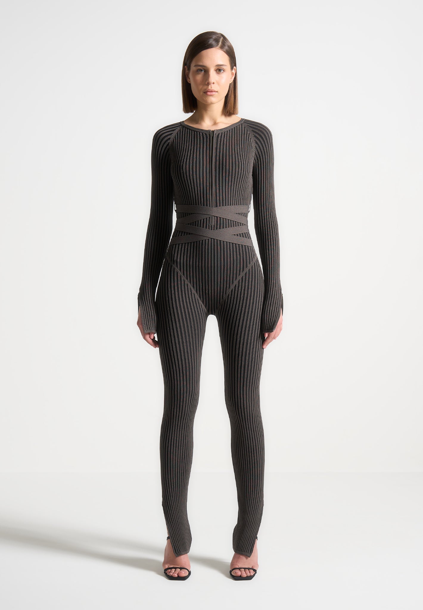 knitted-two-tone-jumpsuit-with-belt-grey-black