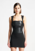 layered-corset-mini-dress-black