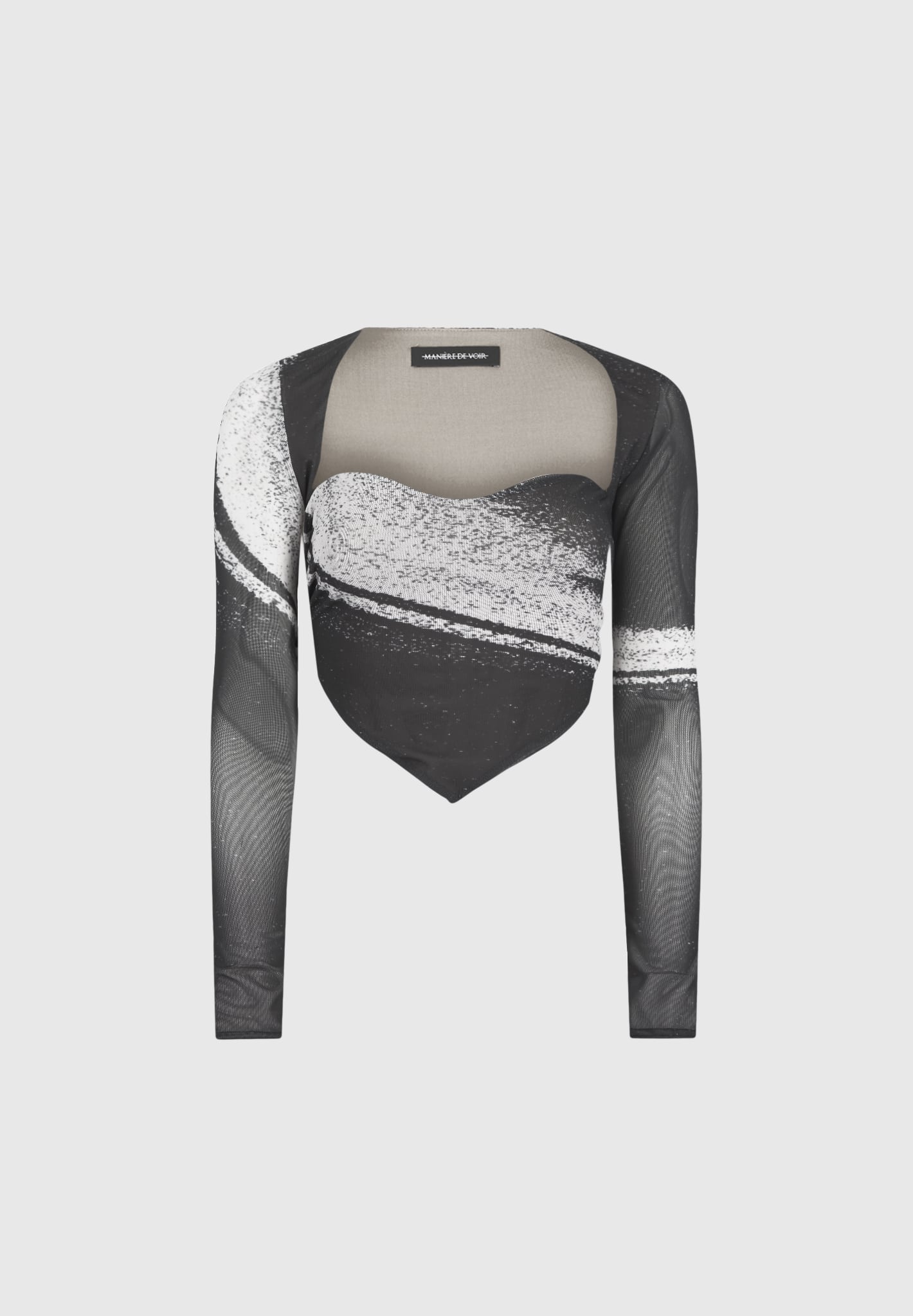 mesh-printed-top-with-sleeve-overlay-black