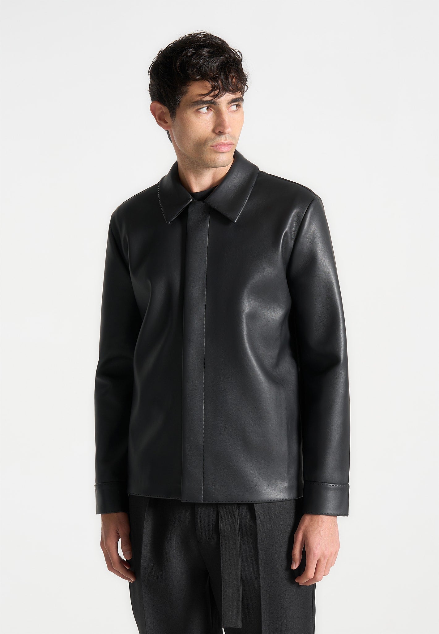 minimal-leather-shirt-black