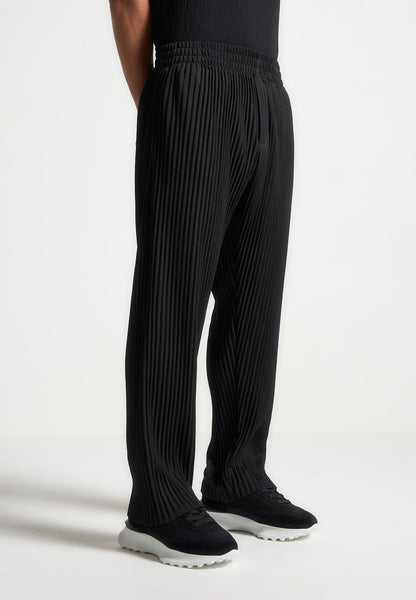 Jonas - Pleated Trousers - Black | Manière De Voir Canada
