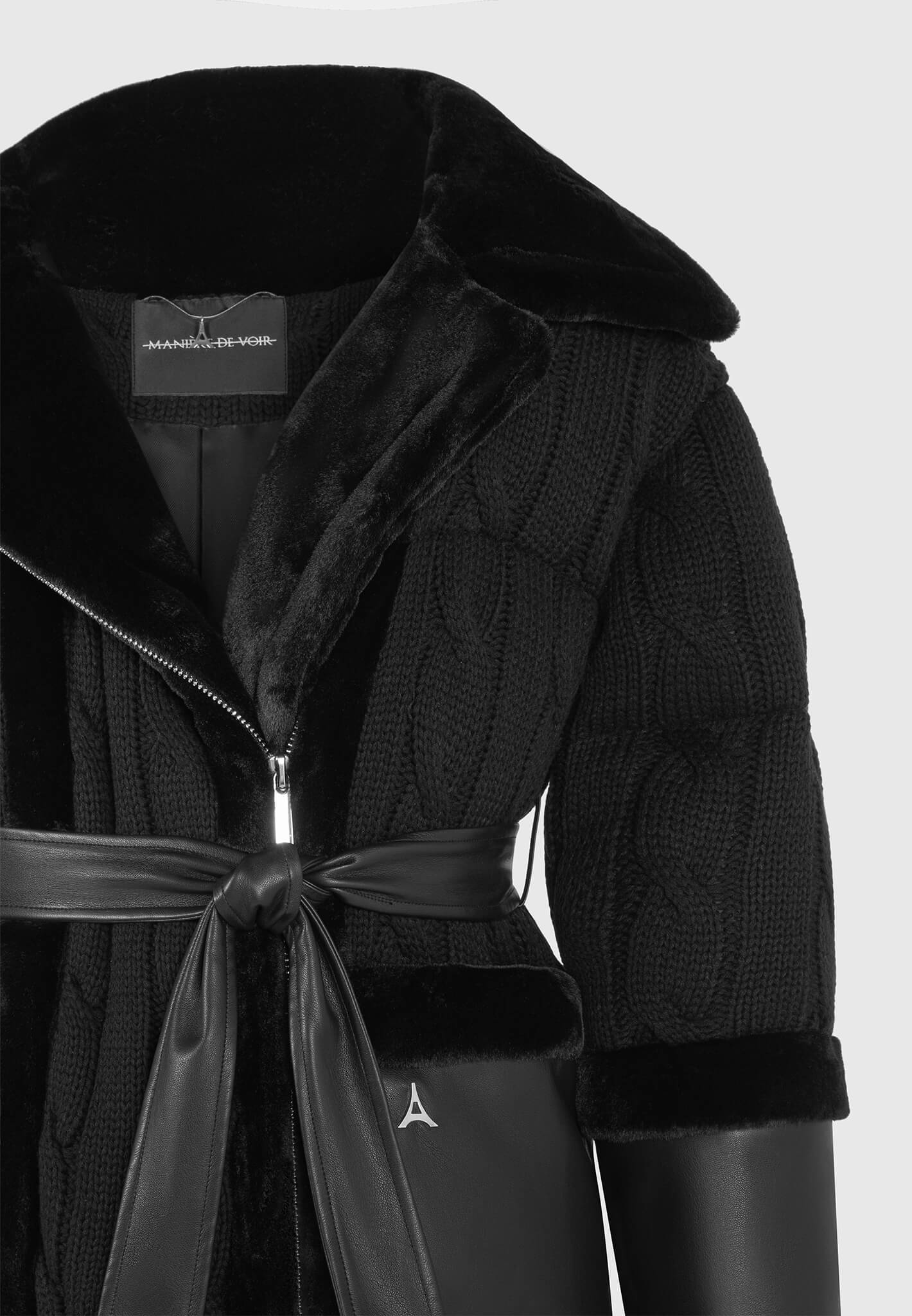 knit-and-plush-puffer-biker-jacket-black
