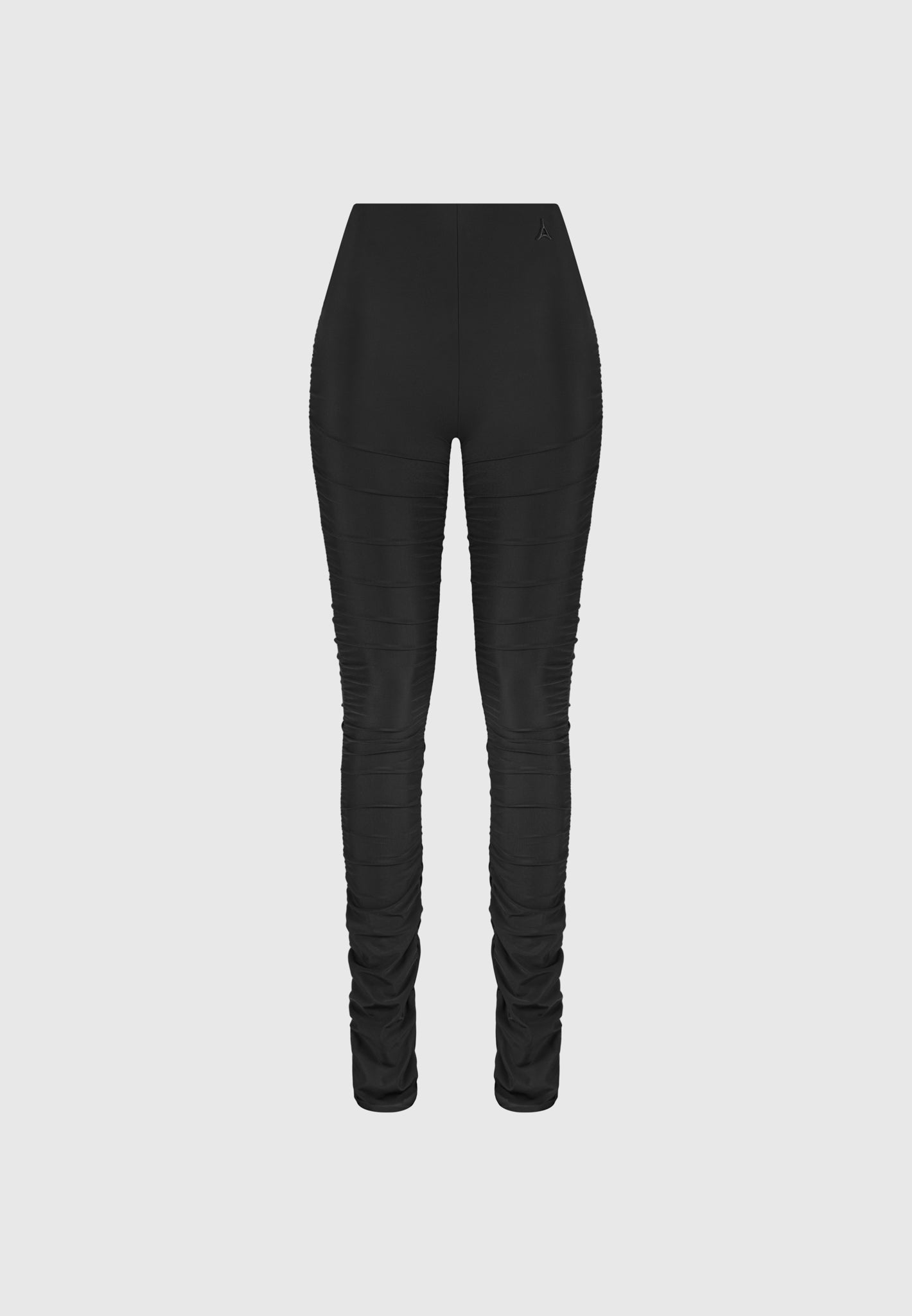 Women s Ruched Fit And Flare Leggings Black US 10 Maniere De Voir