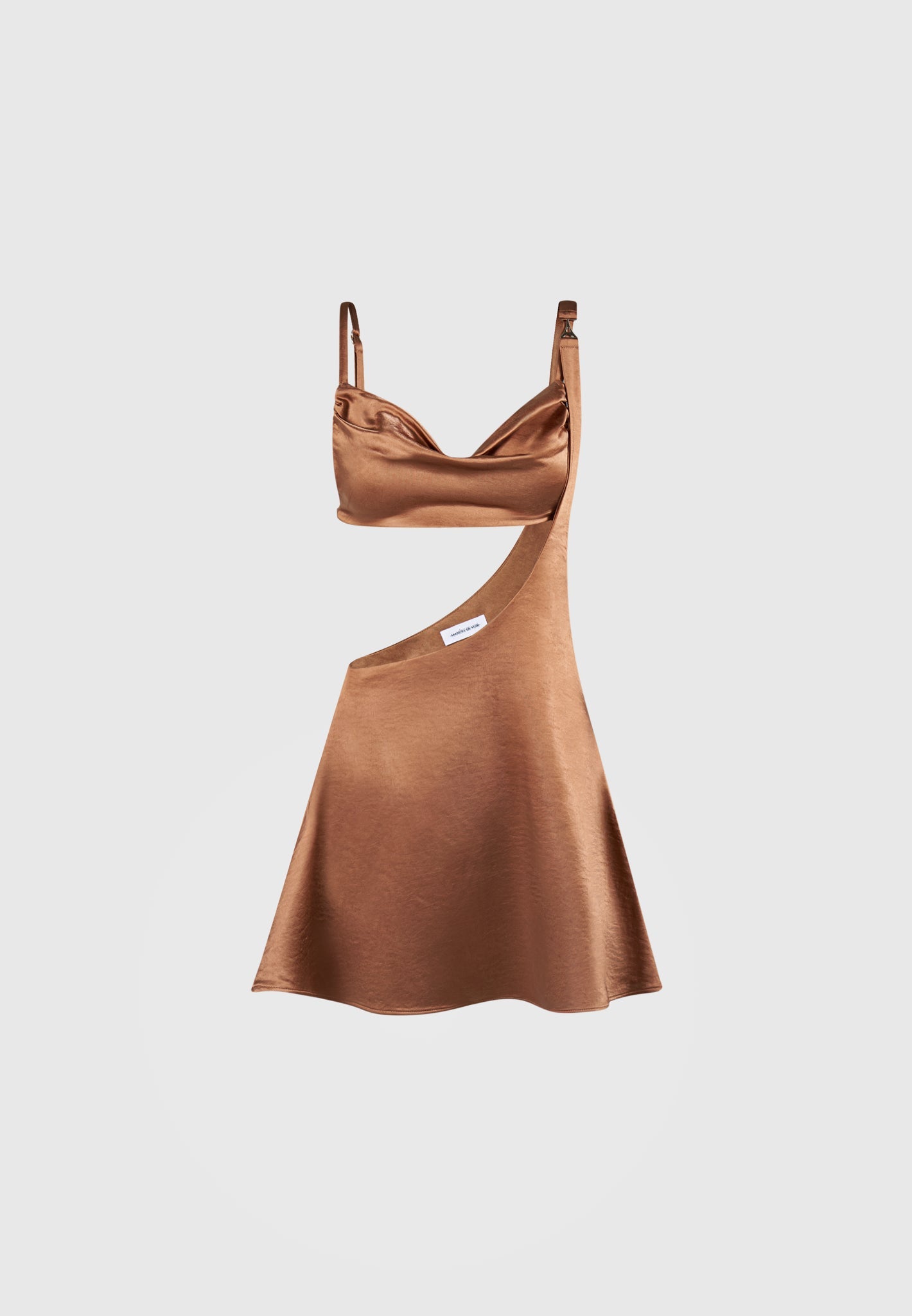 satin-bralette-fluted-mini-dress-bronze