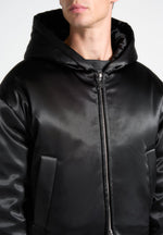 satin-cropped-hooded-jacket-black