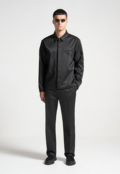 elliot-satin-tailored-shirt-with-triangle-pocket-black