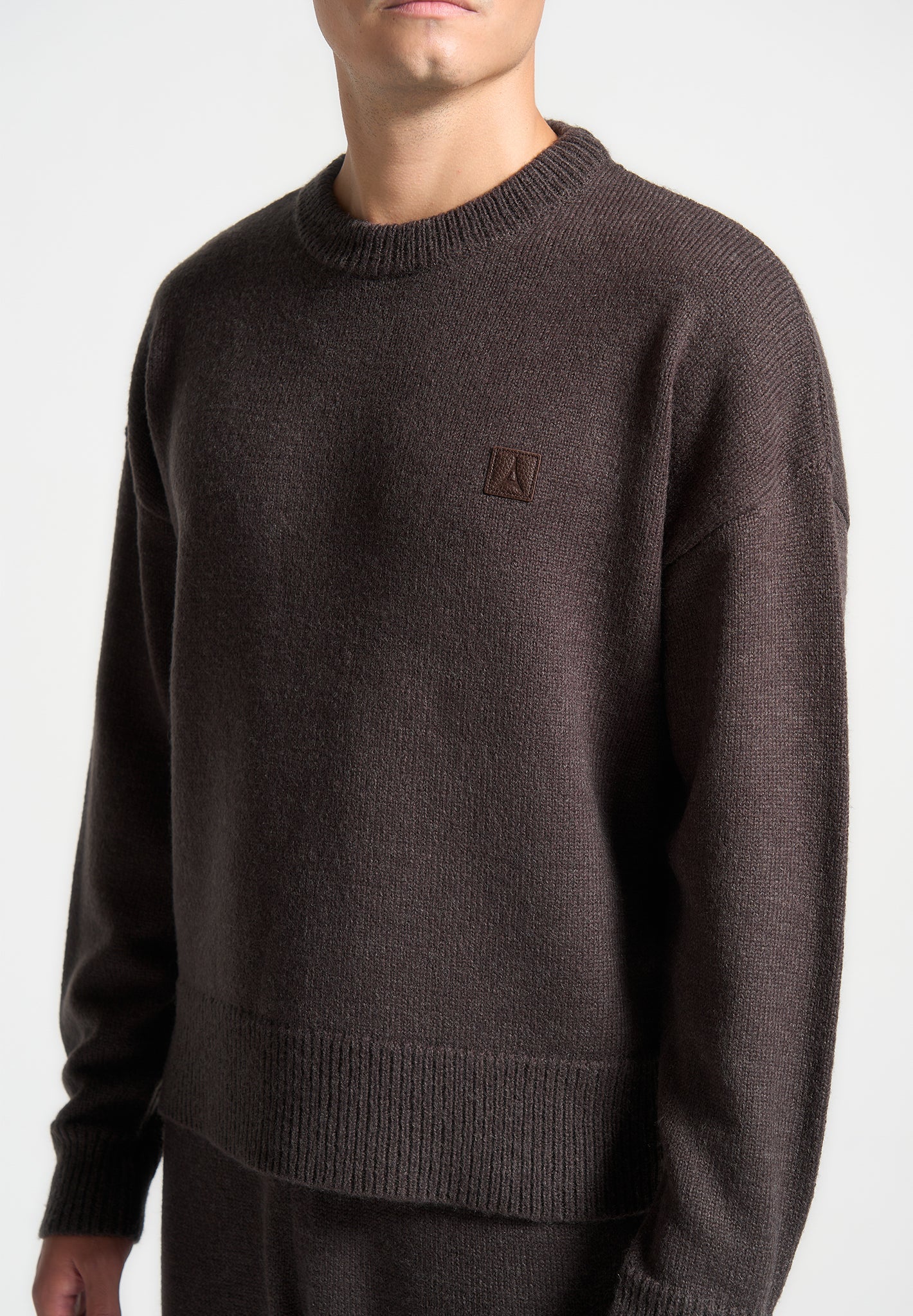signature-mohair-blend-crewneck-jumper-brown