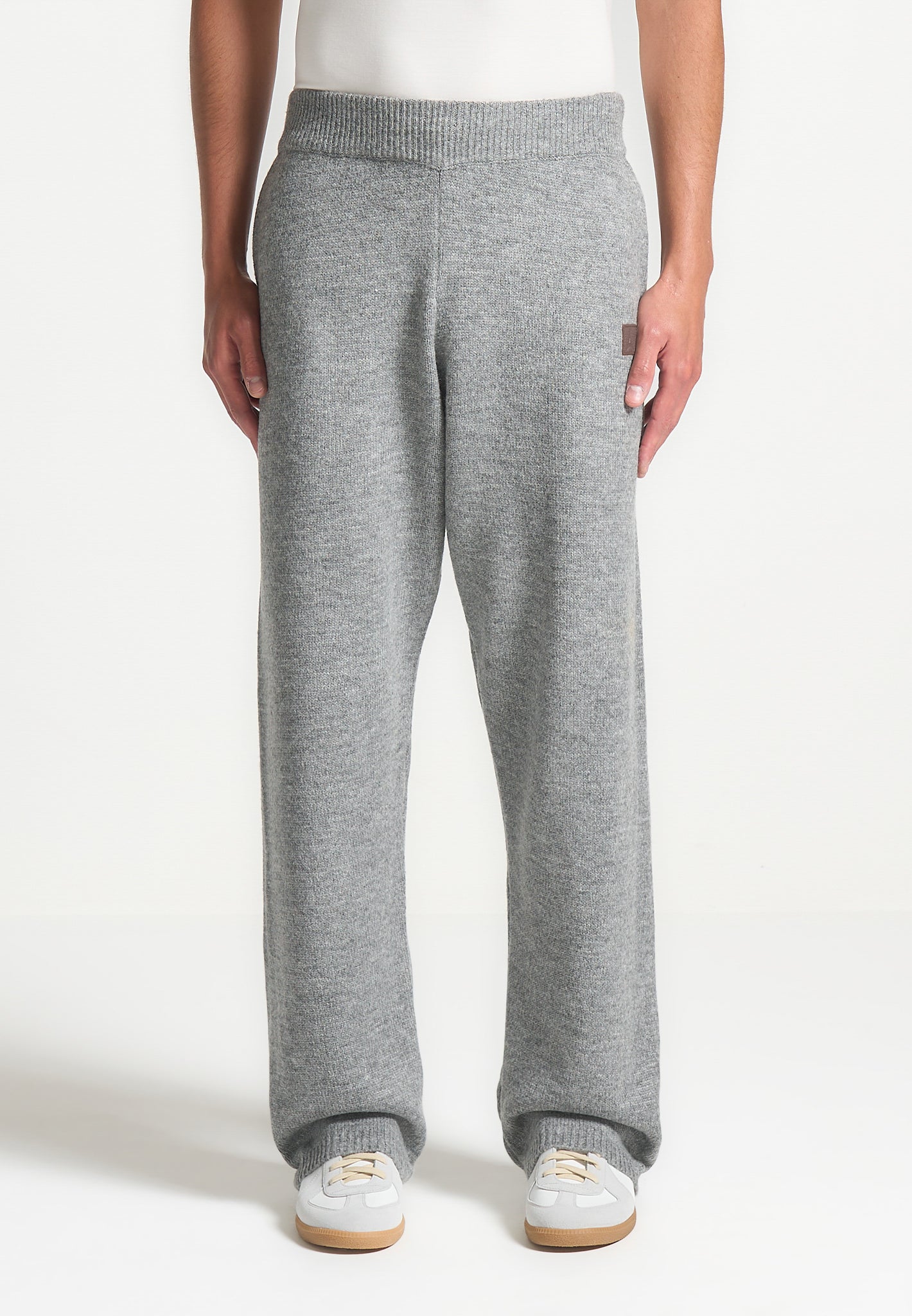 Signature Knit Joggers - Grey