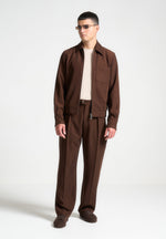 twill-tailored-jacket-brown