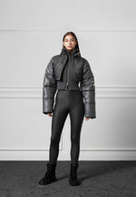 vegan-leather-and-nylon-layered-puffer-jacket-grey