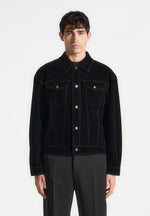 velvet-contrast-stitch-trucker-jacket-black