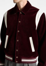 nico-velvet-satin-varsity-jacket-wine-red