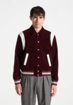 nico-velvet-satin-varsity-jacket-wine-red