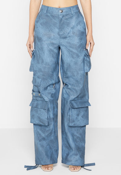 high-waisted-vintage-marble-leather-cargo-pants-washed-blue