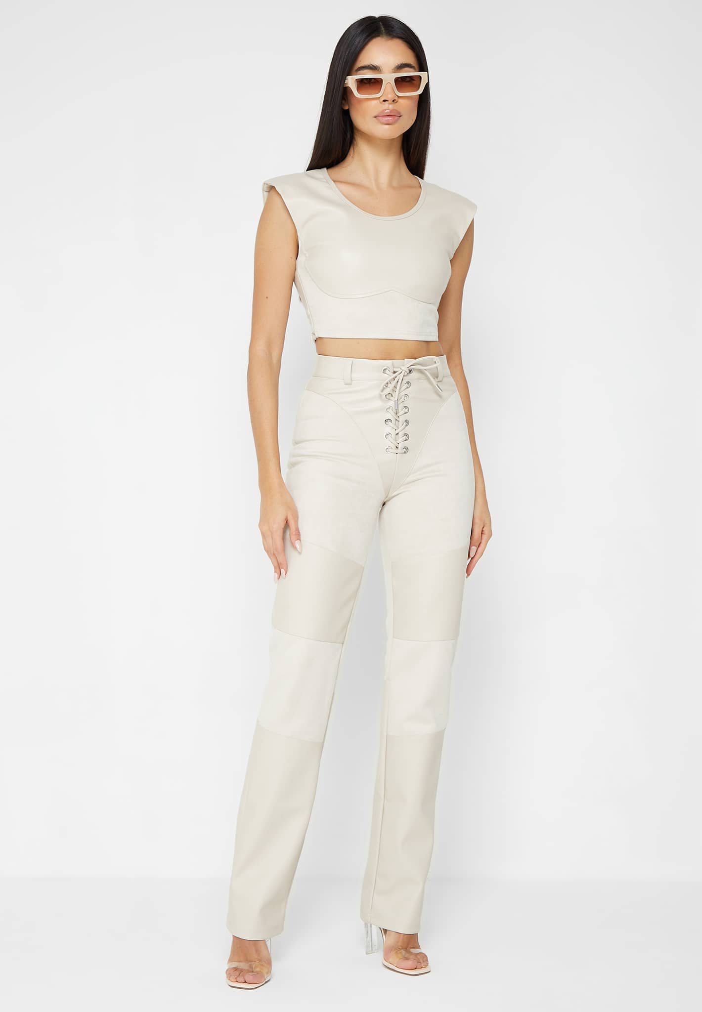 wide-shoulder-vegan-leather-and-suede-crop-top-beige 