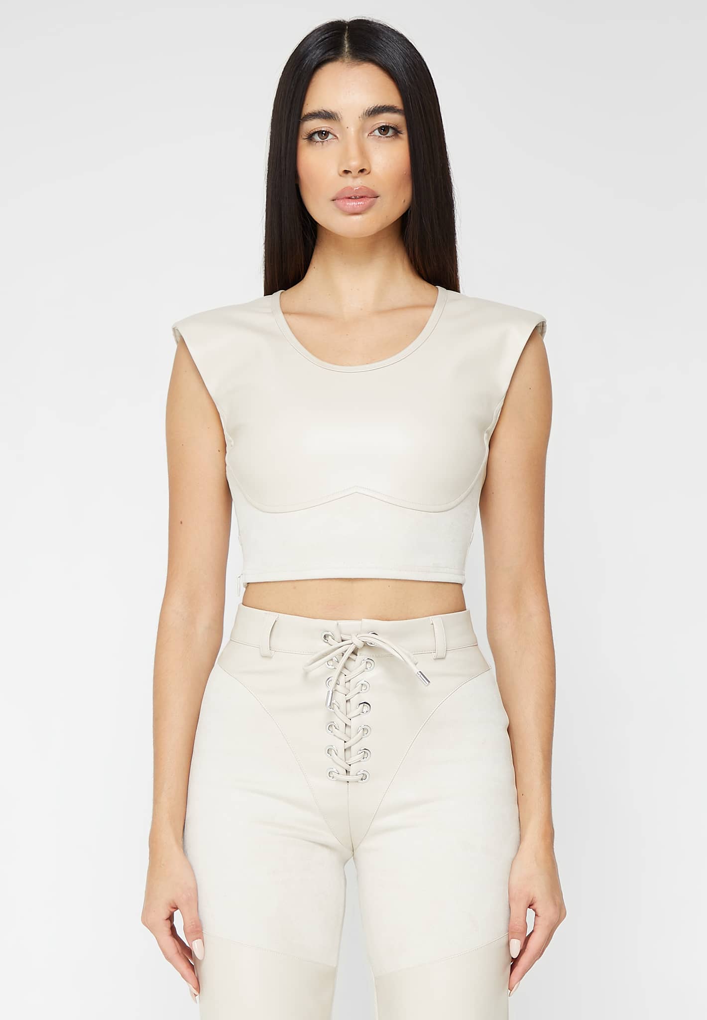wide-shoulder-vegan-leather-and-suede-crop-top-beige 